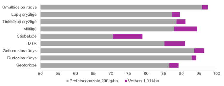 Verben vs. competitor graph